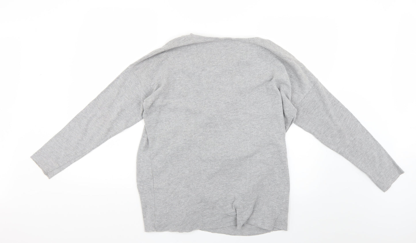 Womens UK Size L great plains Grey Pullover Jumper
