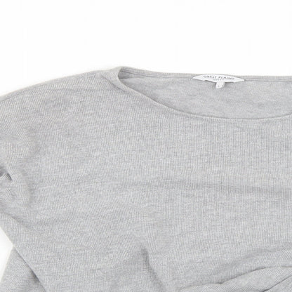 Womens UK Size L great plains Grey Pullover Jumper