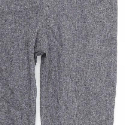 Womens UK Size 14 Preworn Regular Fit  Grey Trousers