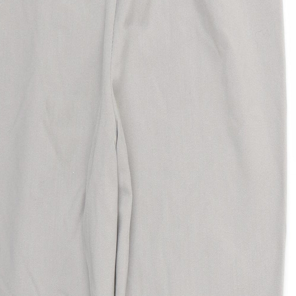 Womens UK Size 14 BASSINI Regular Fit  Grey Trousers