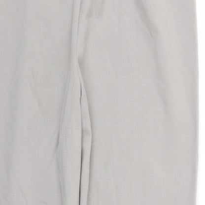 Womens UK Size 14 BASSINI Regular Fit  Grey Trousers