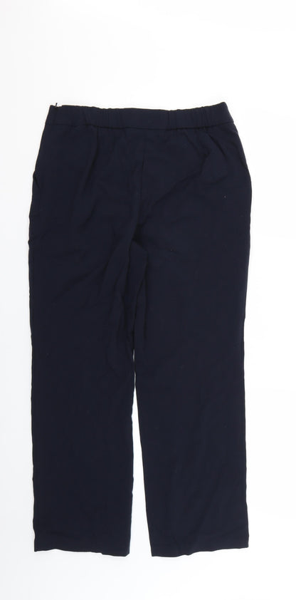 Womens UK Size 12 Marks and Spencer Regular Fit  Blue Trousers