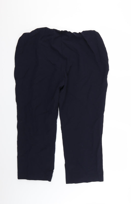 bm collection Womens Blue   Trousers  Size 18 L23 in