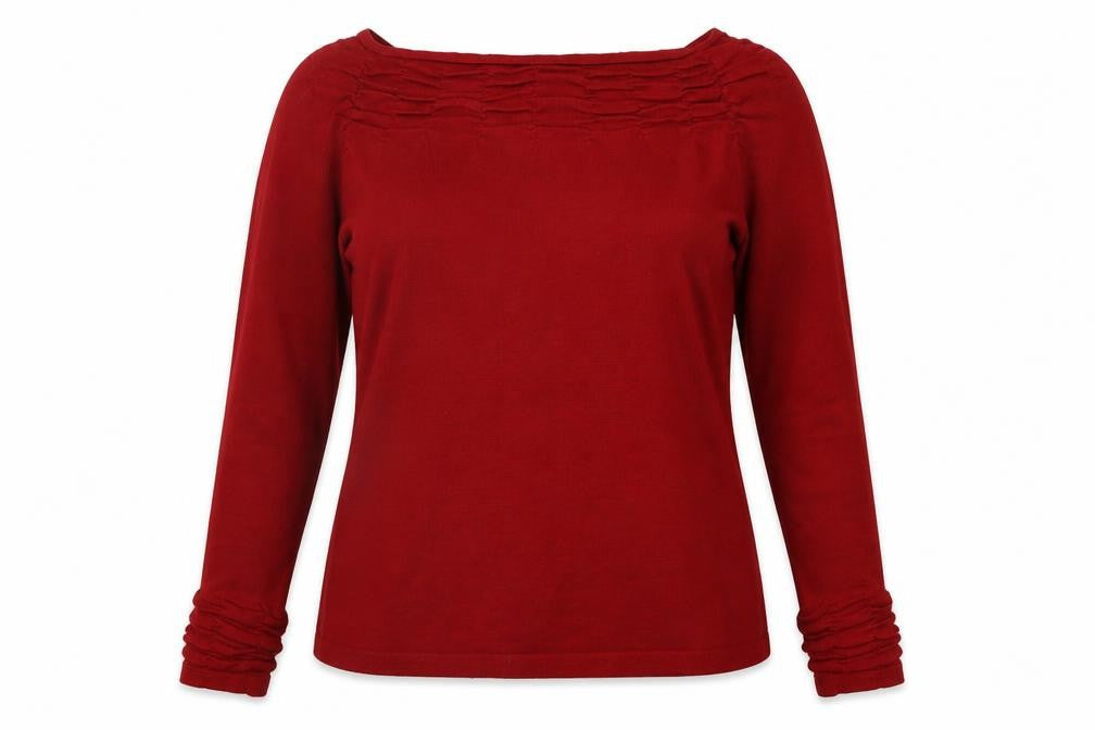 Womens UK Size 16 For Women Red Pullover Jumper