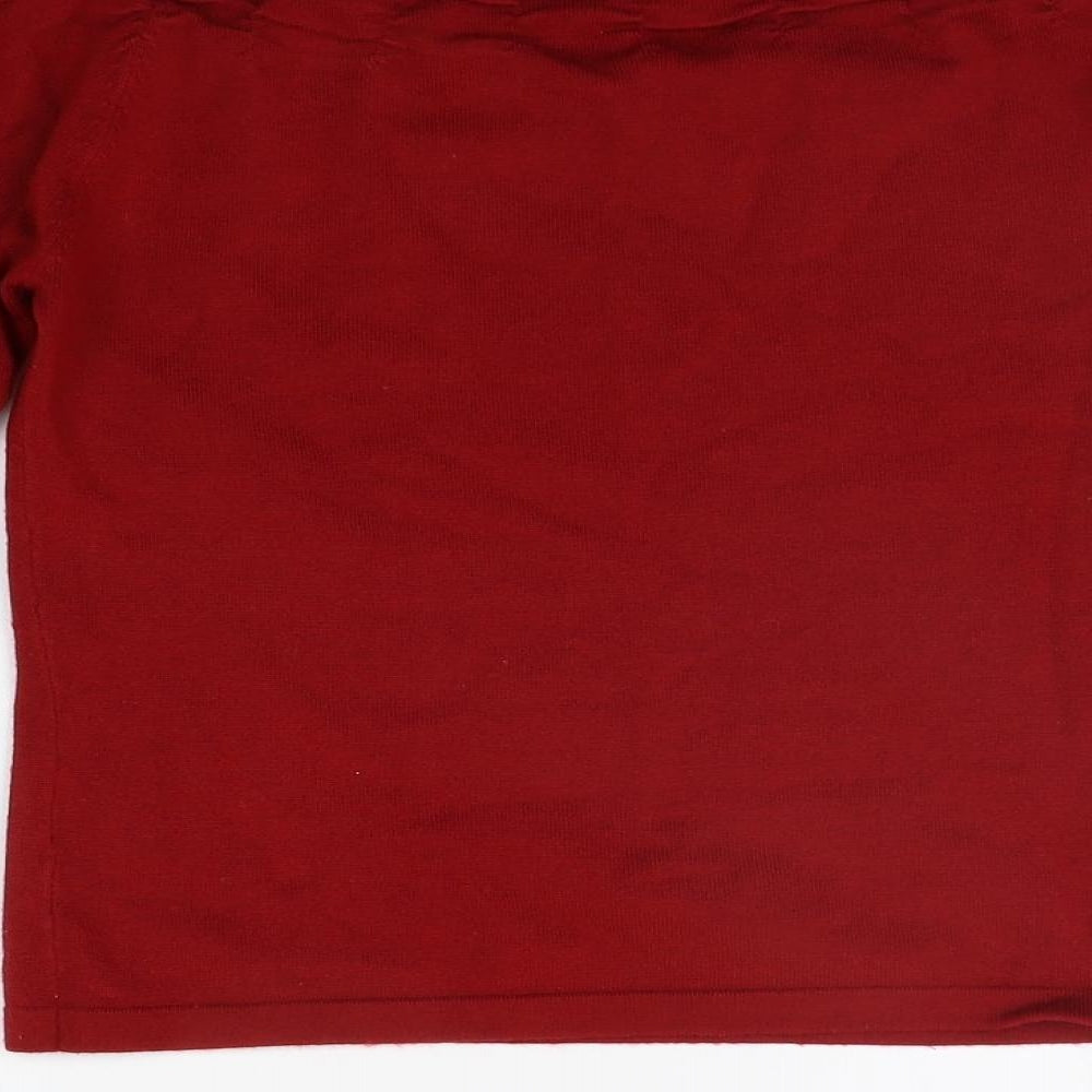 Womens UK Size 16 For Women Red Pullover Jumper