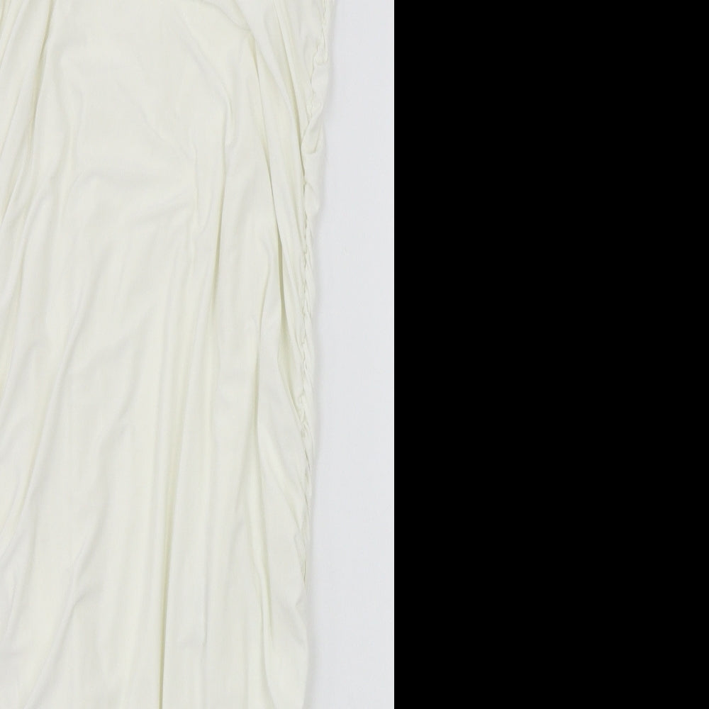 PRETTYLITTLETHING Womens White   A-Line  Size 10