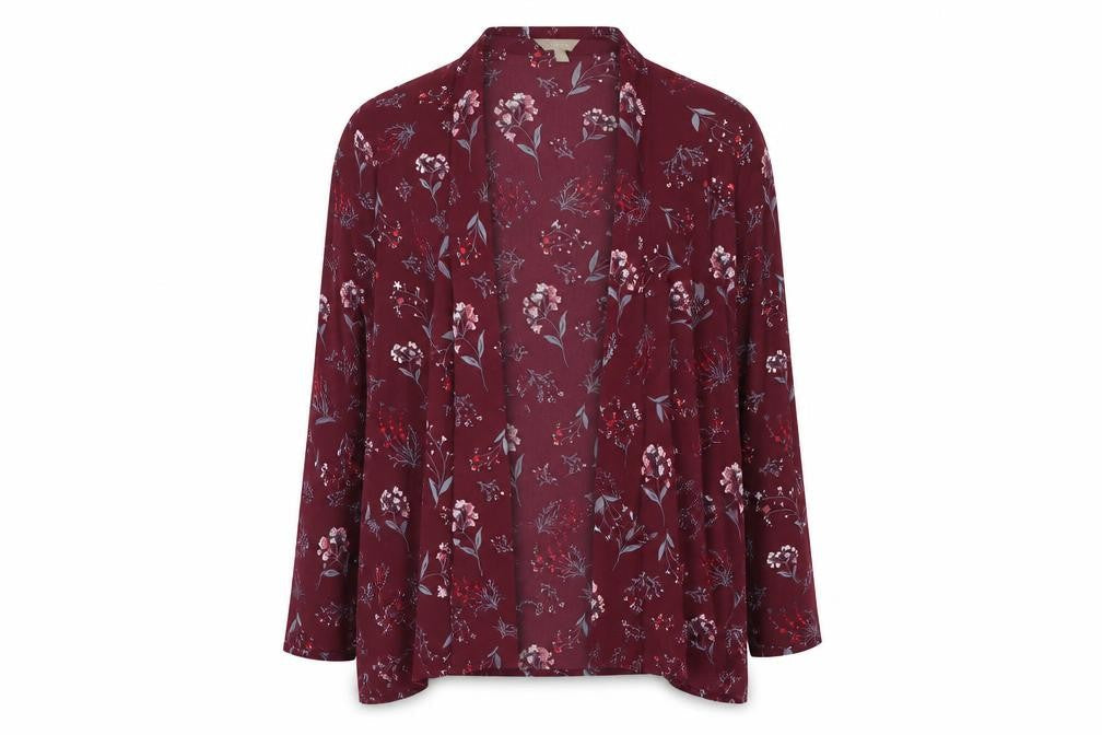 Womens UK Size 14 Anthology Purple Basic Button-Up