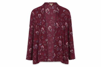 Womens UK Size 14 Anthology Purple Basic Button-Up