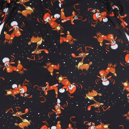 miss funky Womens Black Geometric  A-Line  Size M  - christams