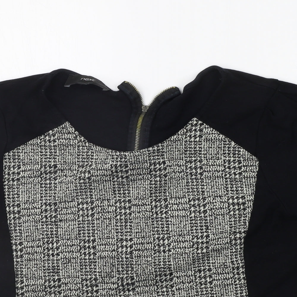 Womens UK Size 14 NEXT Black Basic T-Shirt