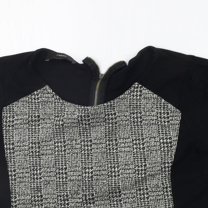 Womens UK Size 14 NEXT Black Basic T-Shirt
