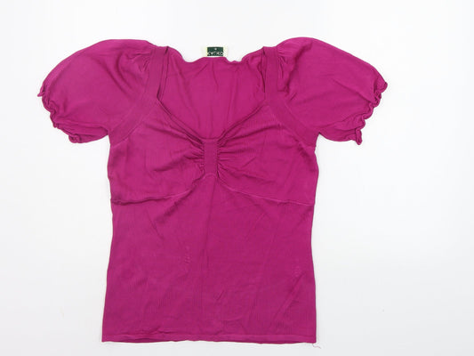 Kaliko Womens Orange   Pullover Jumper Size 10