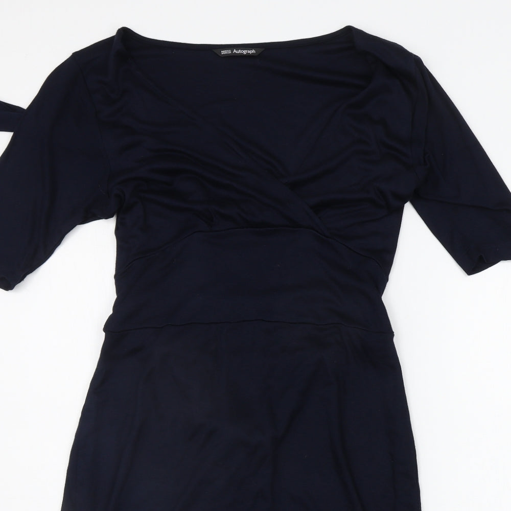 Marks and Spencer Womens Blue   A-Line  Size 12
