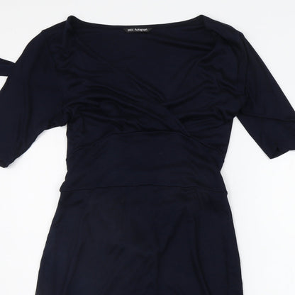 Marks and Spencer Womens Blue   A-Line  Size 12