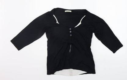 Womens UK Size 14 Marks and Spencer Black Pullover Jumper