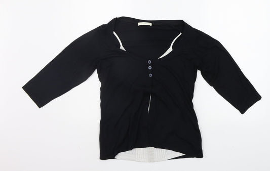 Womens UK Size 14 Marks and Spencer Black Pullover Jumper