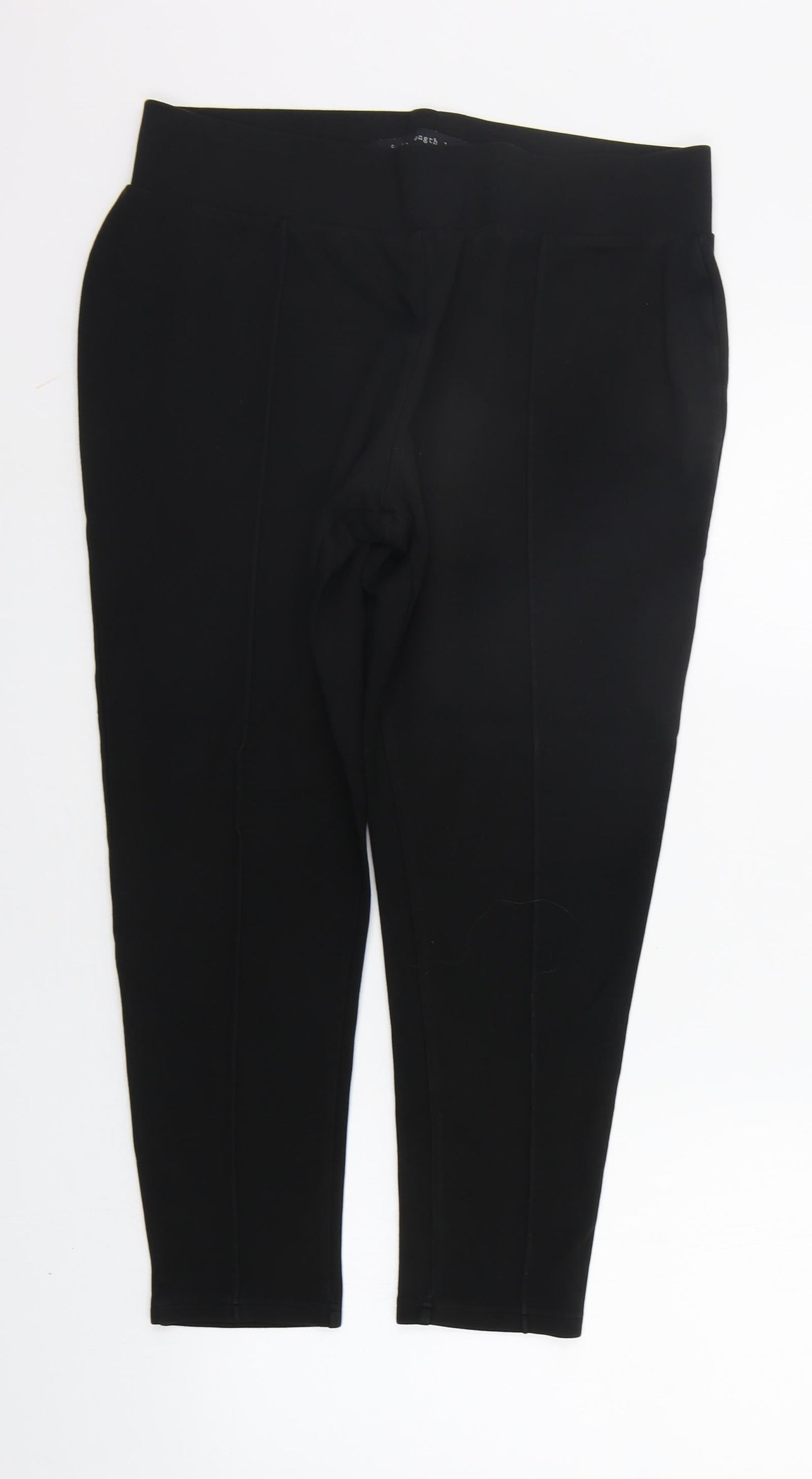 Womens UK Size 12 NEXT Regular Fit  Black Trousers