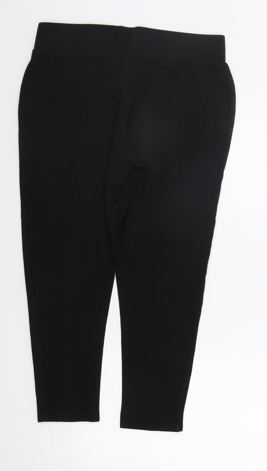 Womens UK Size 12 NEXT Regular Fit  Black Trousers