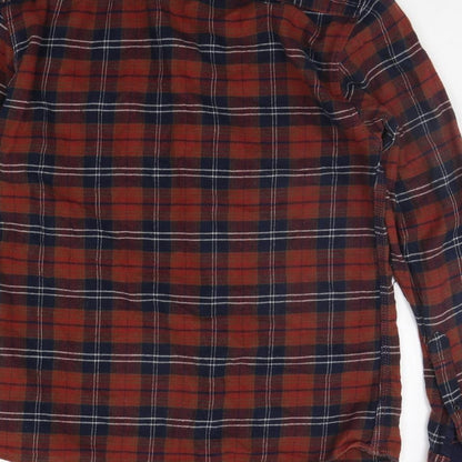 Womens UK Size 8 Select Orange Basic Button-Up