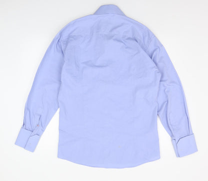 Mens UK Size L nico dolce Blue  Button-Up Long Sleeve Casual Shirt