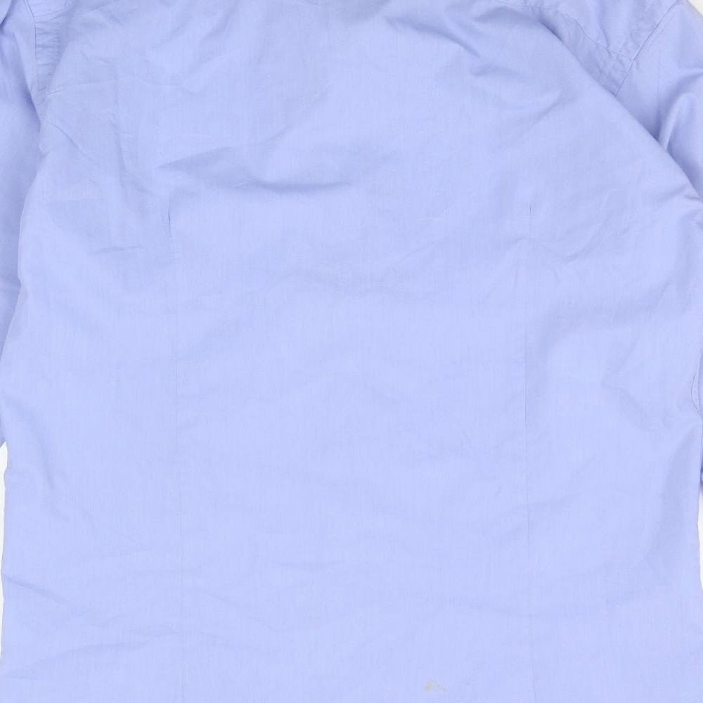 Mens UK Size L nico dolce Blue  Button-Up Long Sleeve Casual Shirt