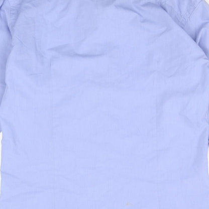 Mens UK Size L nico dolce Blue  Button-Up Long Sleeve Casual Shirt