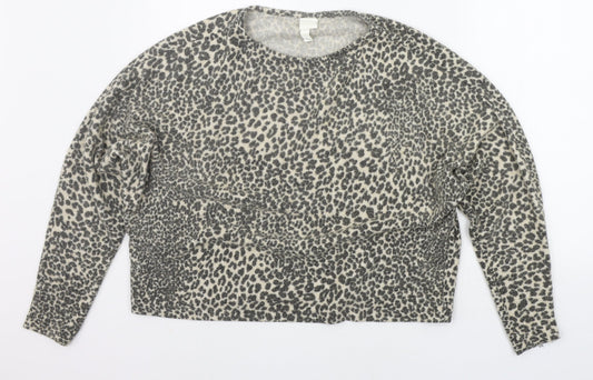 Womens UK Size S H&M Grey Pullover Jumper