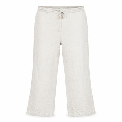 Womens UK Size 36 in Preworn Regular Fit Cropped Beige Trousers