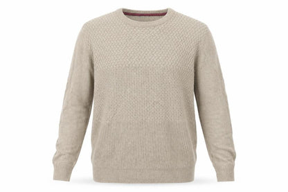 Mens UK Size L boston crew Beige Pullover Jumper