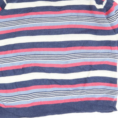 Womens UK Size L Isle Blue Pullover Jumper