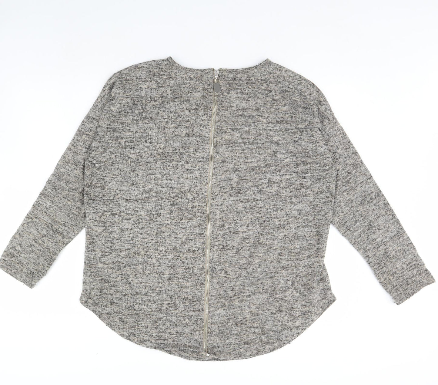 Womens UK Size L New Look Beige Pullover Jumper
