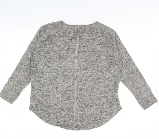 Womens UK Size L New Look Beige Pullover Jumper