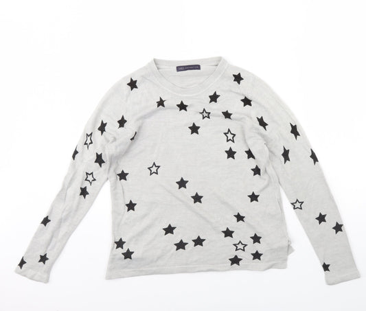 Womens UK Size 12 m&s Grey Pullover Jumper