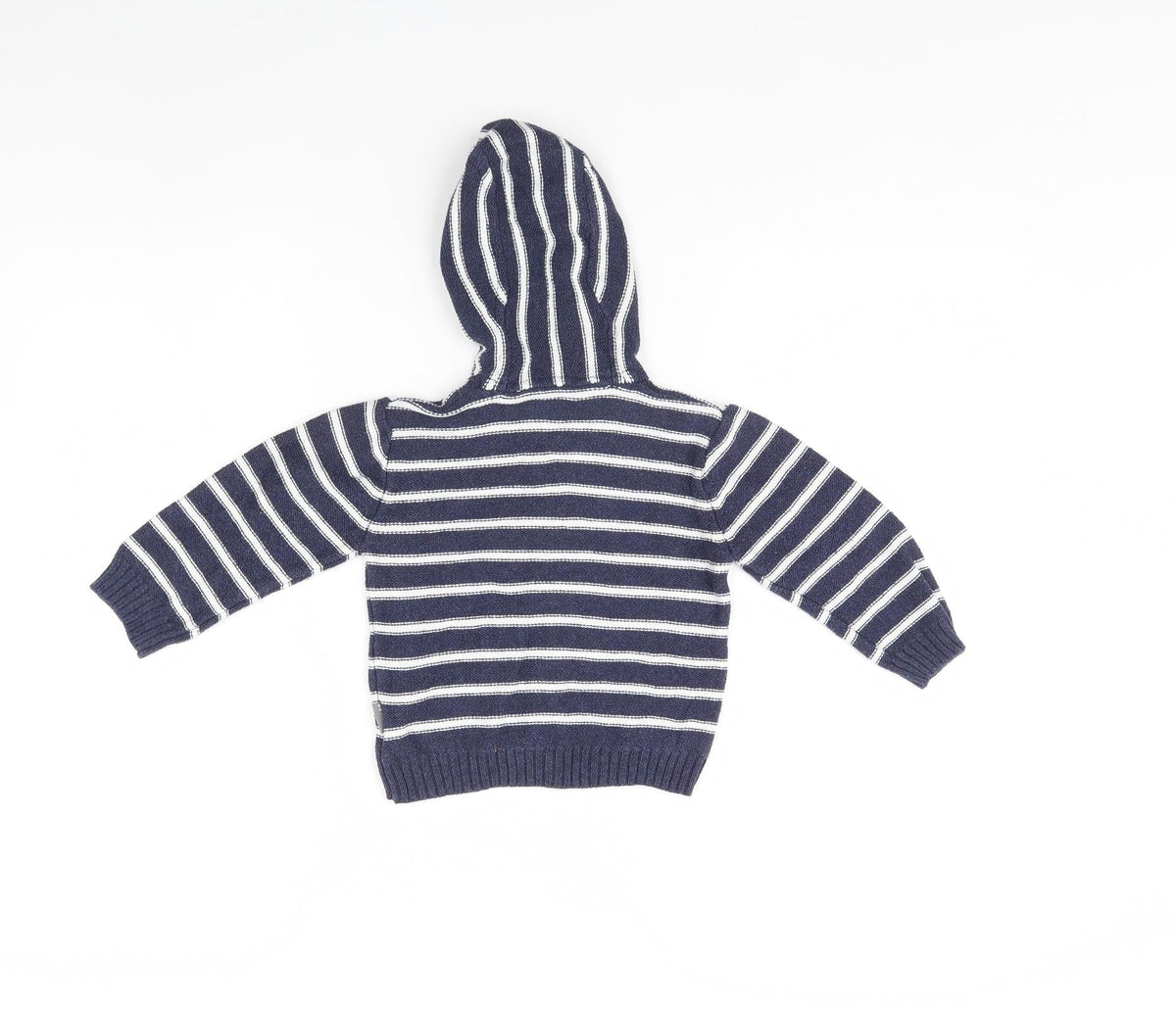 Nutmeg Baby Blue Striped  Jacket  Size 12 Months