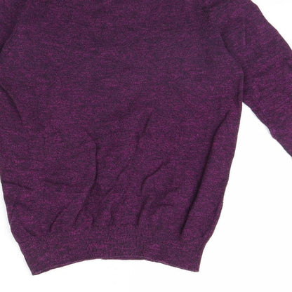 Womens UK Size 6 New Look Purple Pullover Jumper