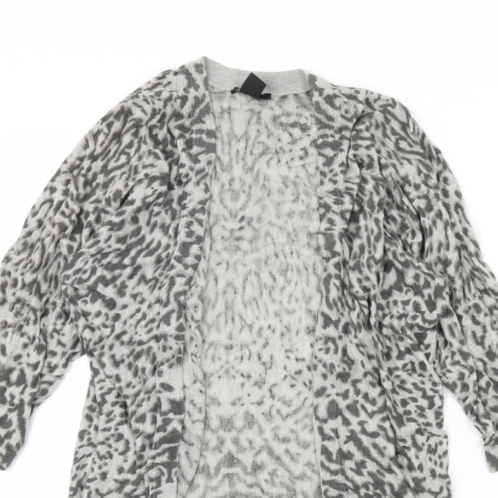 Womens UK Size XS h7m Grey Cardigan Jumper