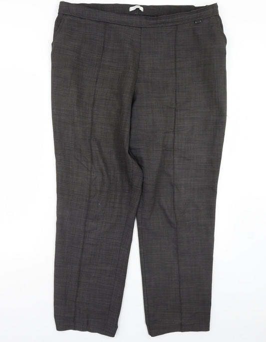 Womens UK Size 18 m&s Regular Fit  Grey Trousers