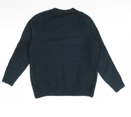 m&s Mens Green   Pullover Jumper Size M