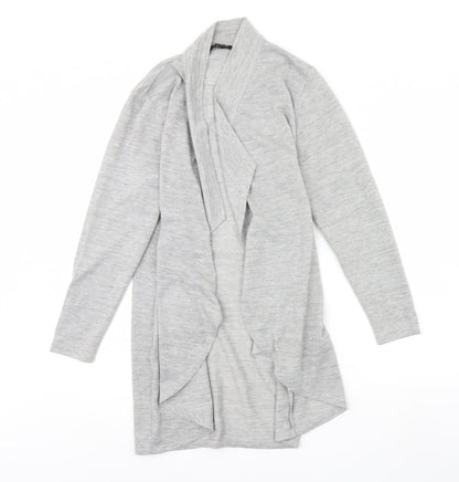 Womens UK Size 12 Viz A Viz Grey Cardigan Jumper