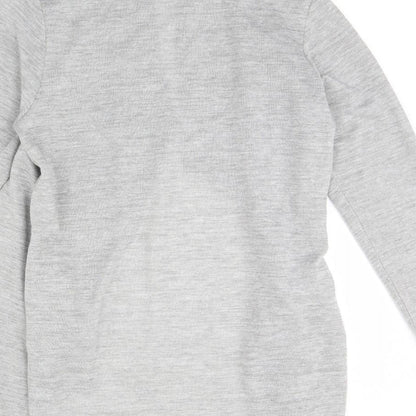 Womens UK Size 12 Viz A Viz Grey Cardigan Jumper