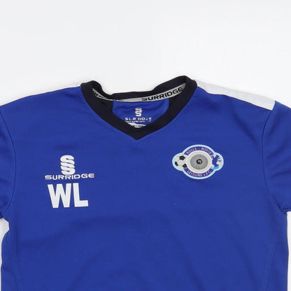 Surridge Boys Blue   Jersey T-Shirt Size S