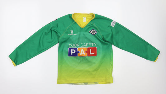 Surridge Boys Green   Jersey T-Shirt Size S