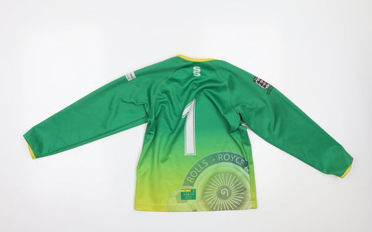 Surridge Boys Green   Jersey T-Shirt Size S