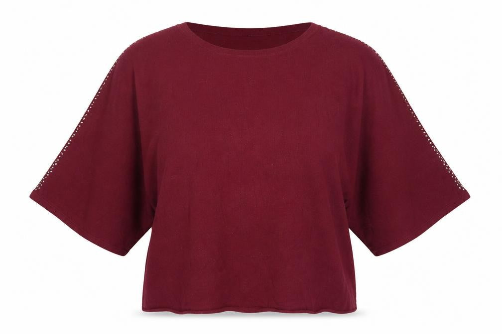 Womens UK Size L NEXT Purple Basic Blouse
