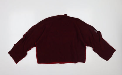 Womens UK Size 12 Marks and Spencer Red Basic Blouse