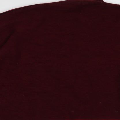 Womens UK Size 12 Marks and Spencer Red Basic Blouse