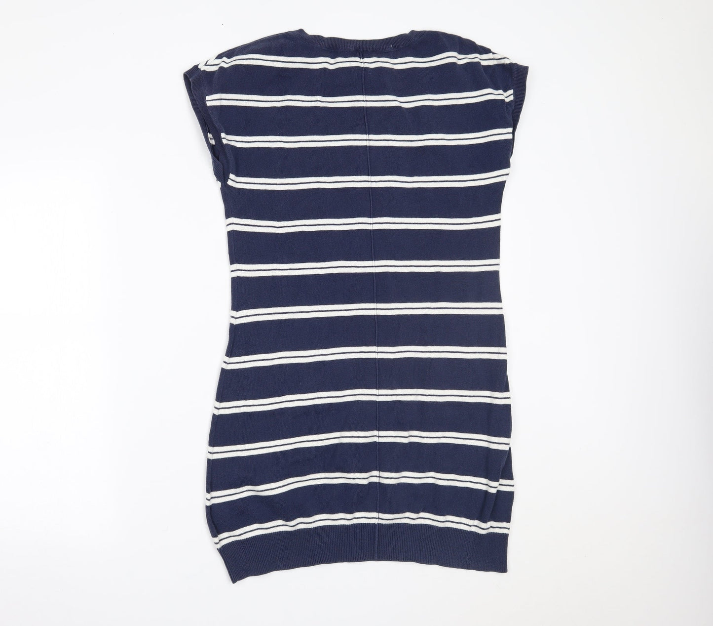 Crew Clothing Womens Blue Striped  Jumper Dress  Size 10