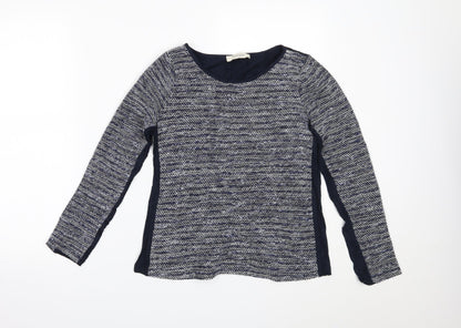 Womens UK Size S Oasis Blue Basic Blouse