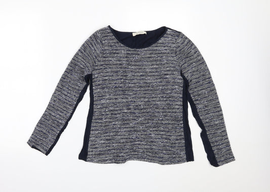 Womens UK Size S Oasis Blue Basic Blouse