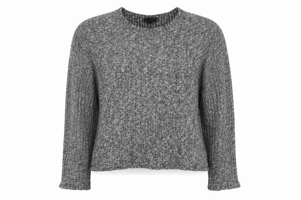 Womens UK Size 12 Topshop Grey Basic Blouse